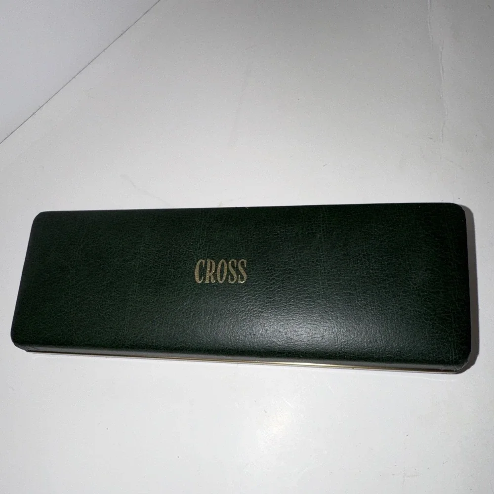 Cross Green Pen Case/Box with Pen Guarantee & Operating Instructions Card